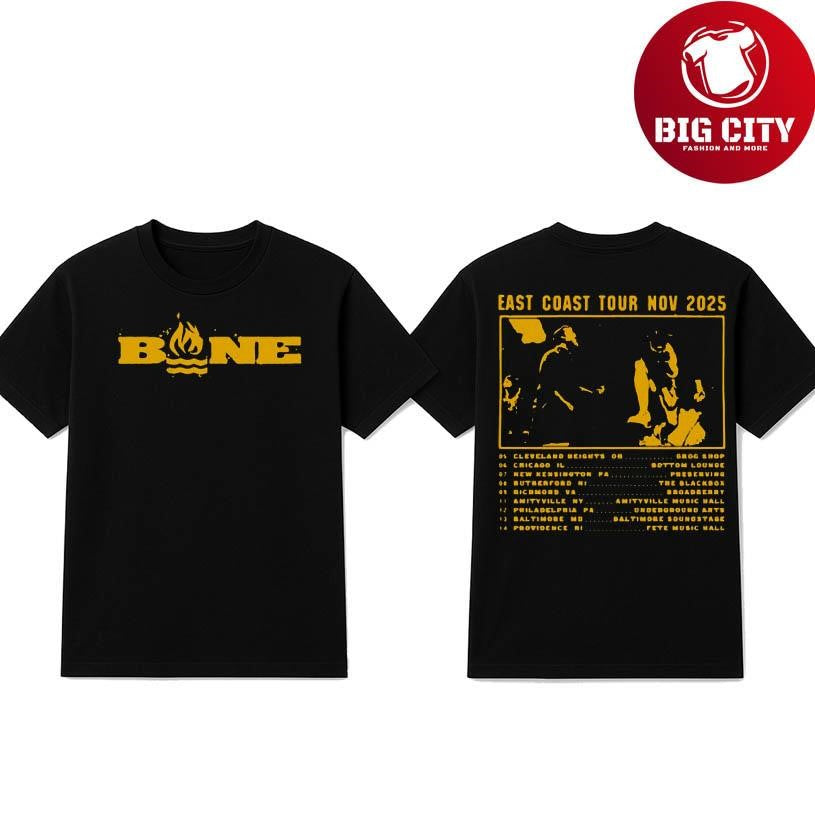 EAST COAST TOUR NOV 2025 BANE Two Sided Shirt