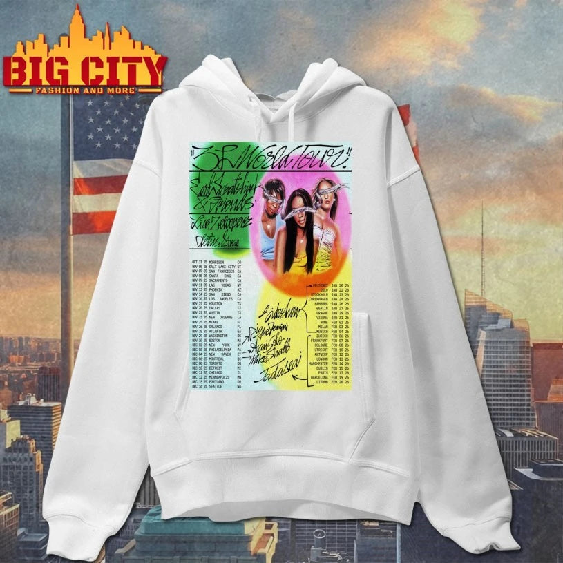 Earl Sweatshirt &amp; Friends 3L World Tour ’25-26′ Poster Shirt