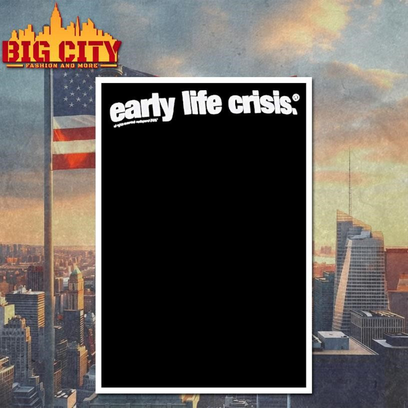 Early Life Crisis Text Shirt