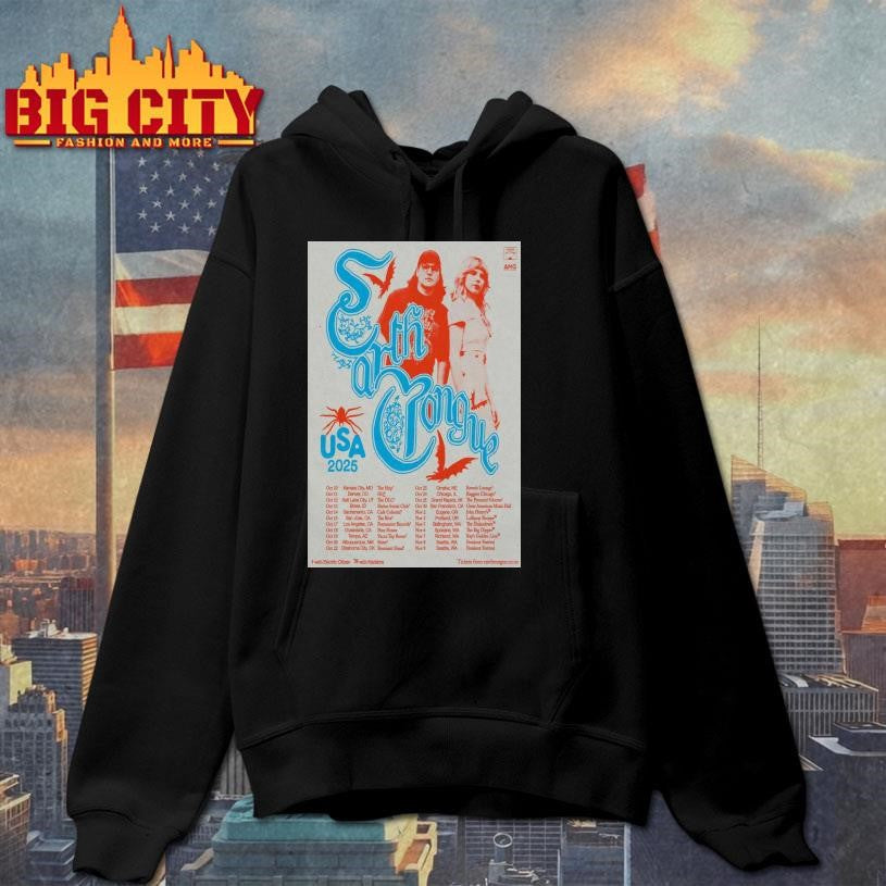 Earth Tongue USA 2025 Tour Poster Shirt