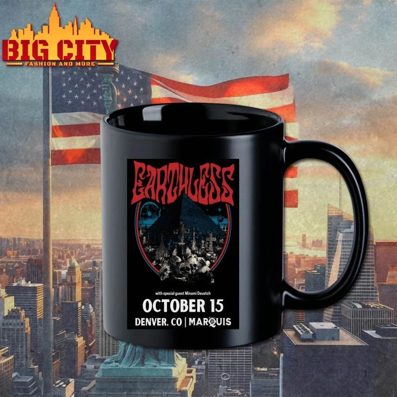 EarthLess At Marquis Theater On Oct 15 2025 Poster shirts