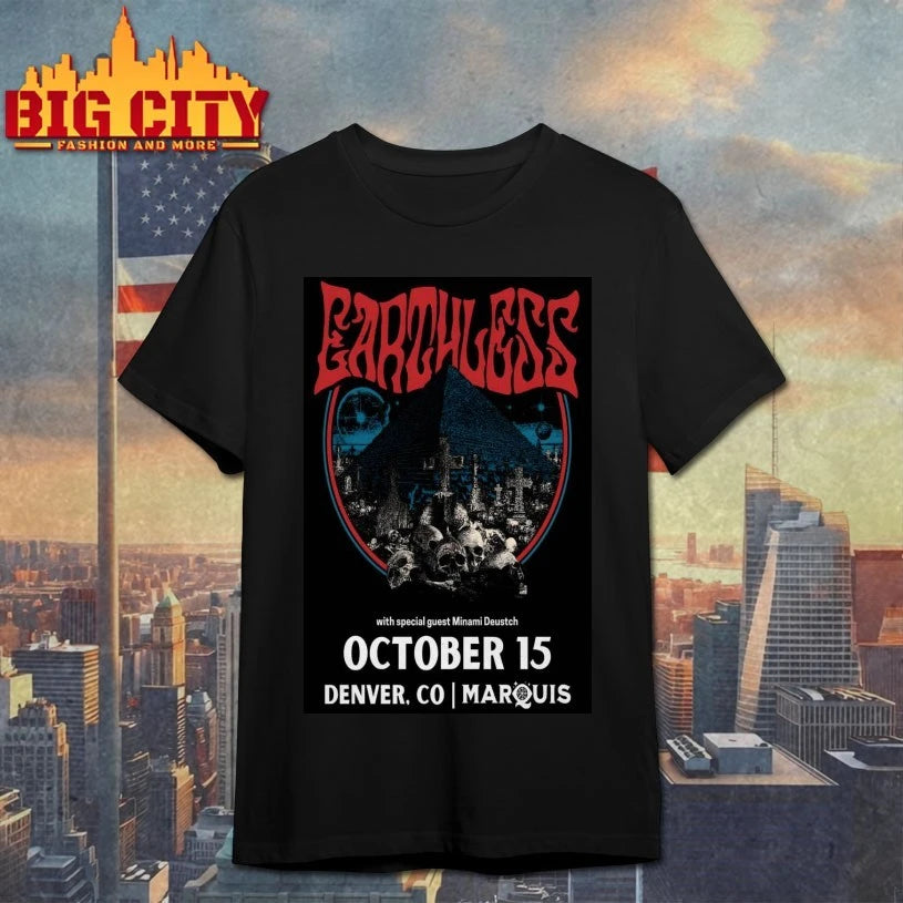 EarthLess At Marquis Theater On Oct 15 2025 Poster shirts