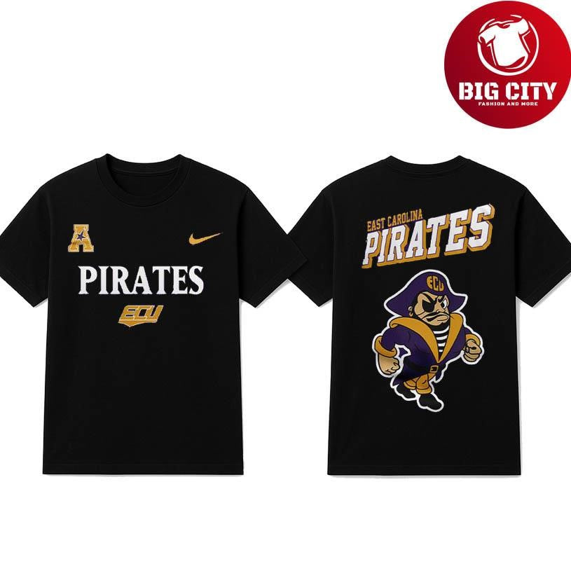 East Carolina Pirates Football Homecoming Flashbacks 2025 Two Sided Shirt