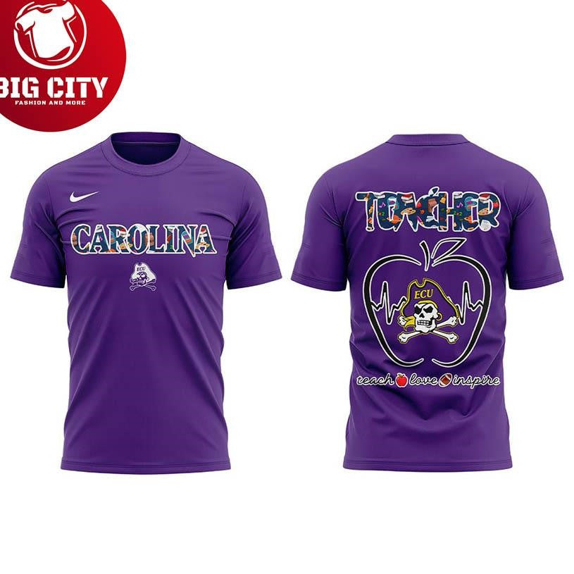 East Carolina Pirates Teachers Appreciation 2025 Two Sided Shirt