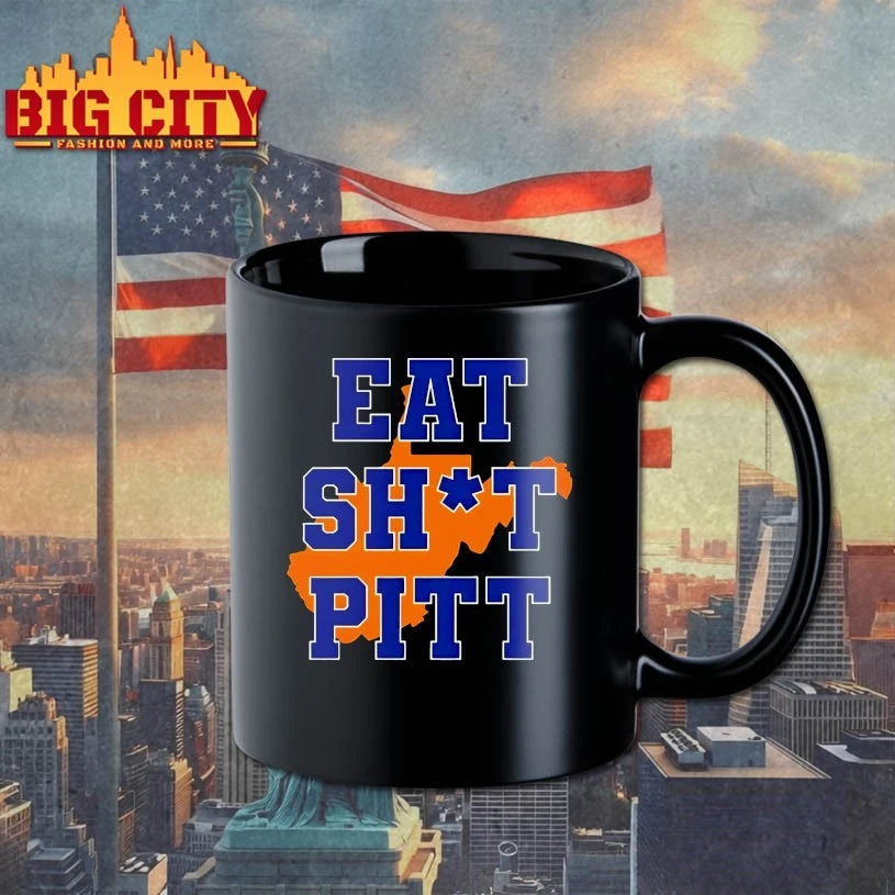 Eat shit Pitt Pittsburgh Panthers Map shirt