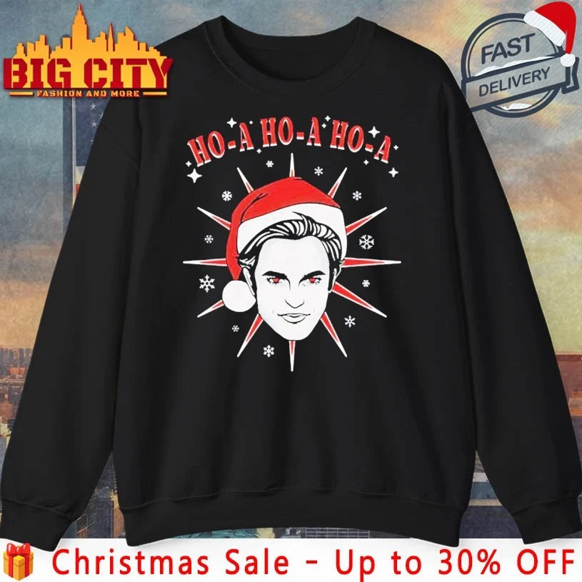 Edward Cullen Twilight Ho A Ho A christmas shirt