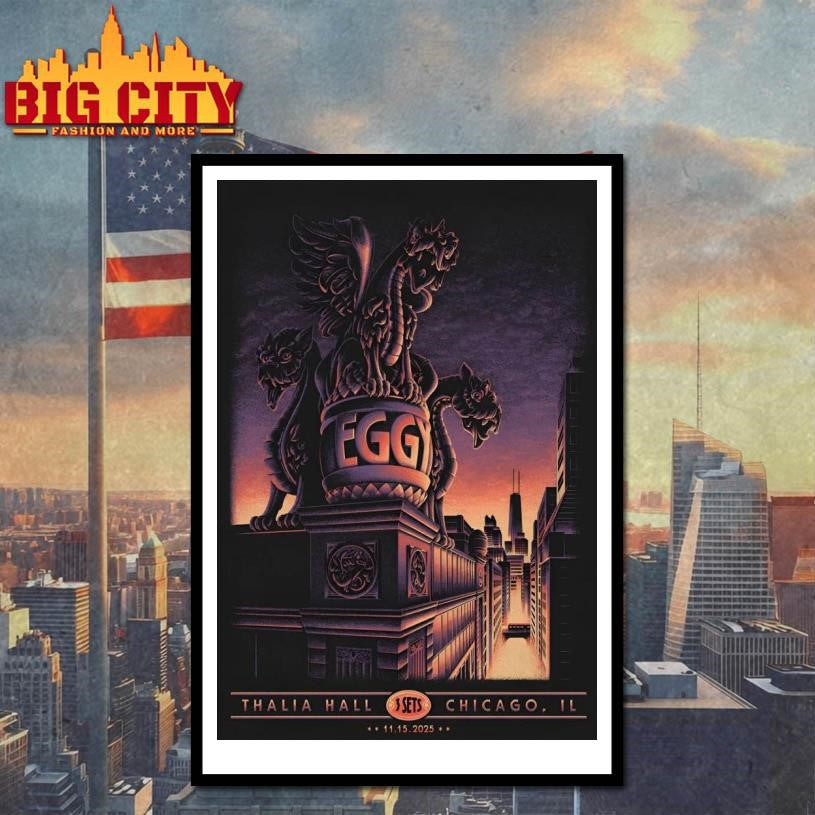 Eggy Thalia Hall On Nov 15 2025 In Chicago IL Poster Shirt