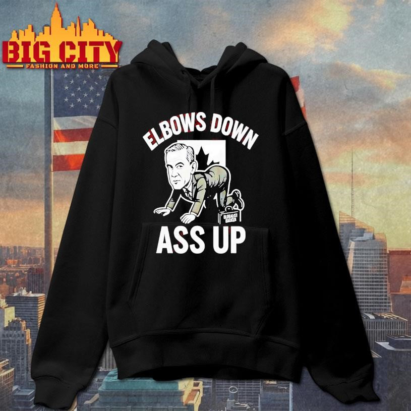 Elbows Down Ass Up Canada Flag Shirt