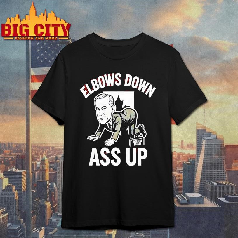 Elbows Down Ass Up Canada Flag Shirt