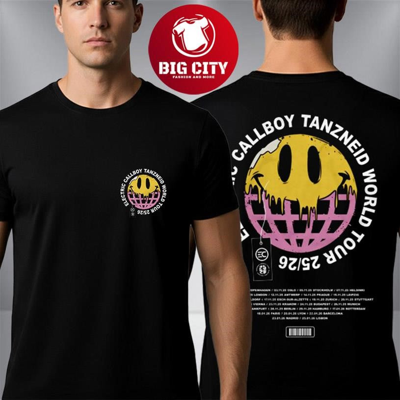 Electric Callboy TANZNEID Tour 25 26 Globe Two Sided Shirt