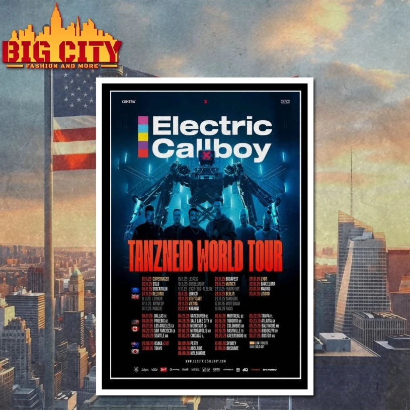 Electric Callboy Tanzneid World 2026 Poster Shirt