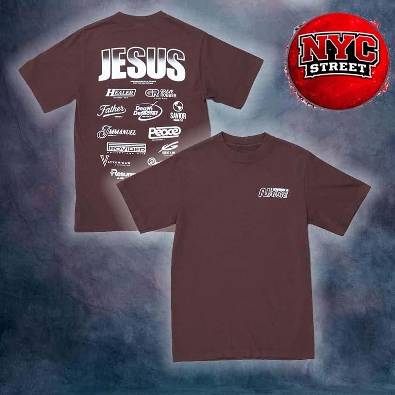 Elevation Worship Merch Elevation Nights Tour 2026 I Know A Name Two Sided Shirt
