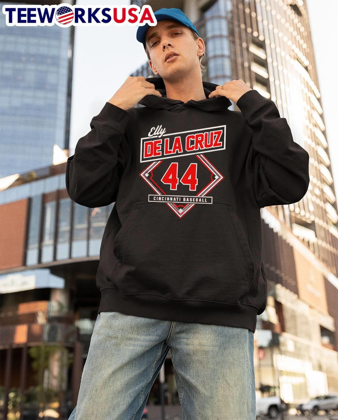 Elly De La Cruz 44 Cincinnati Baseball Diamond shirt