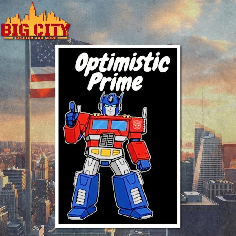 Elon Musk Optimistic Prime Shirt