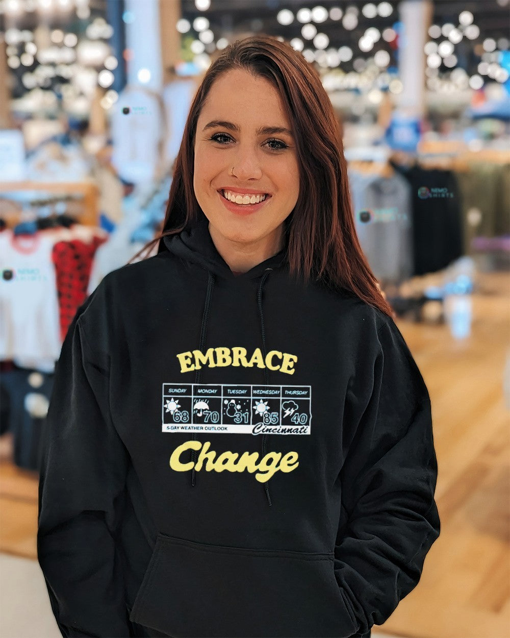 Embrace change Cincinnati weather outlook shirt