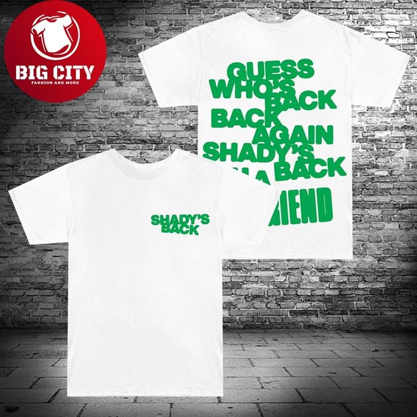 Eminem Cyber Week 2025 The Eminem Show Shady’s Back Two Sided Shirt