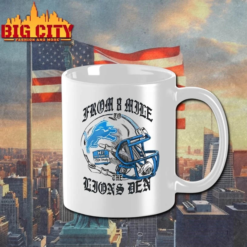 Eminem x Detroit Lions Helmet 2025 shirt