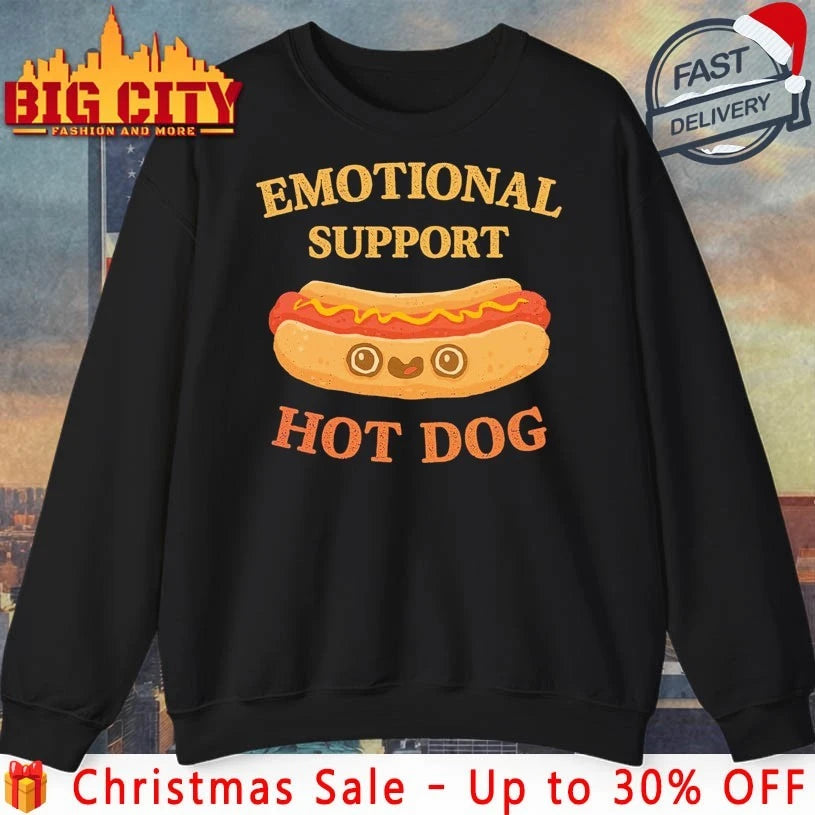Emotional Support Hot Dog 2025 shirt
