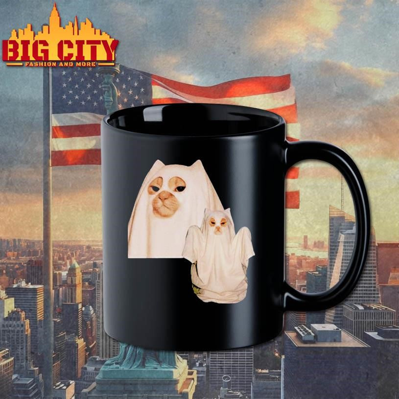 Emotionalclub Spooky Cat Shirt