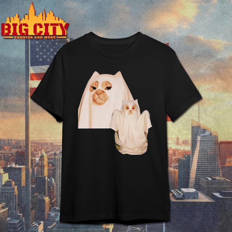 Emotionalclub Spooky Cat Shirt