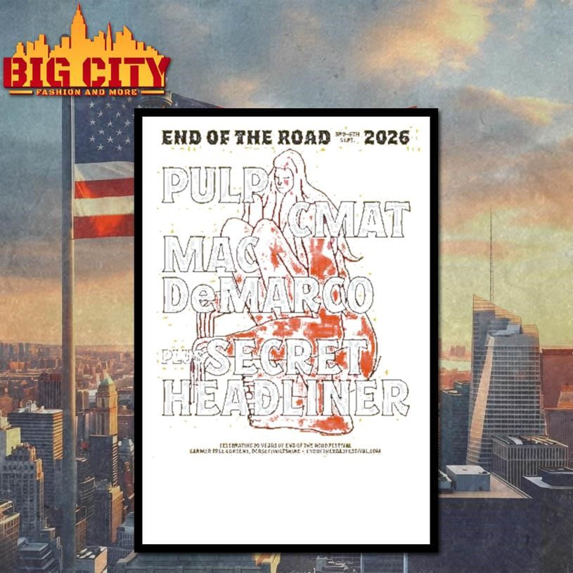 End Of The Road September 3-6 2026 Larmer Tree Gardens Concert Shirt