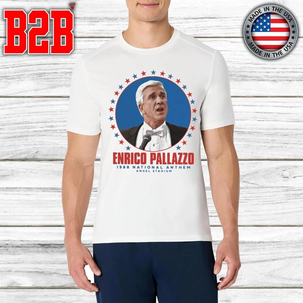 Enrico Pallazzo 1988 National Anthem Naked Gun Shirt