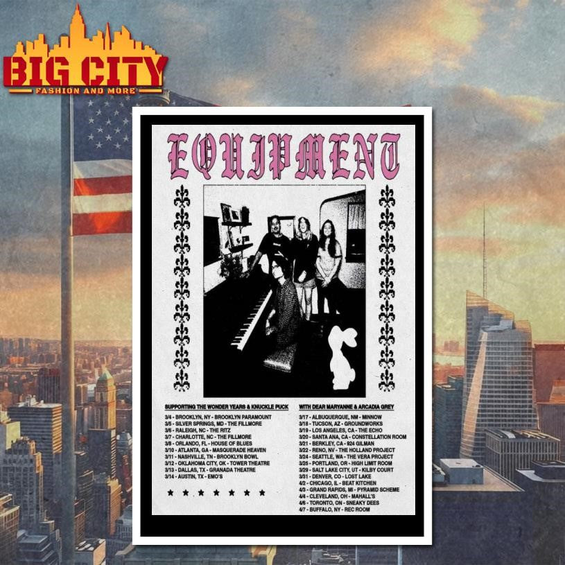 Equipment Spring 2026 Shows Poster Shirt