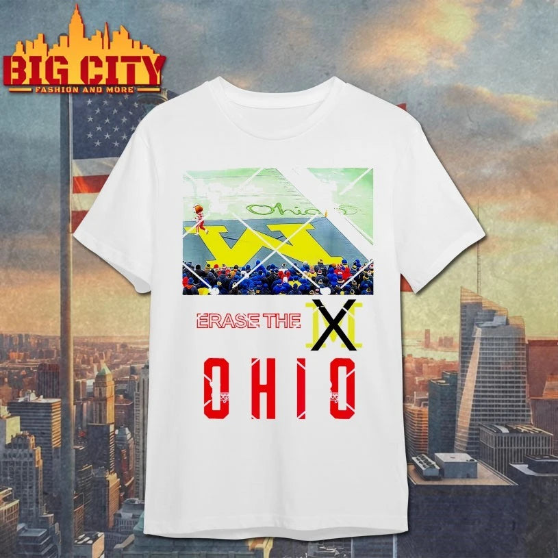 Erase The M Rivalry Football Crowd Ohio State Shirt