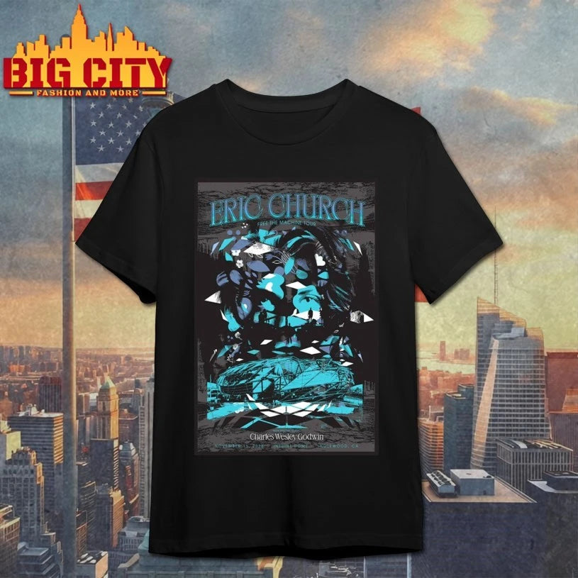 Eric Church Inglewood CA On Nov 15 2025 Event Poster Shirt