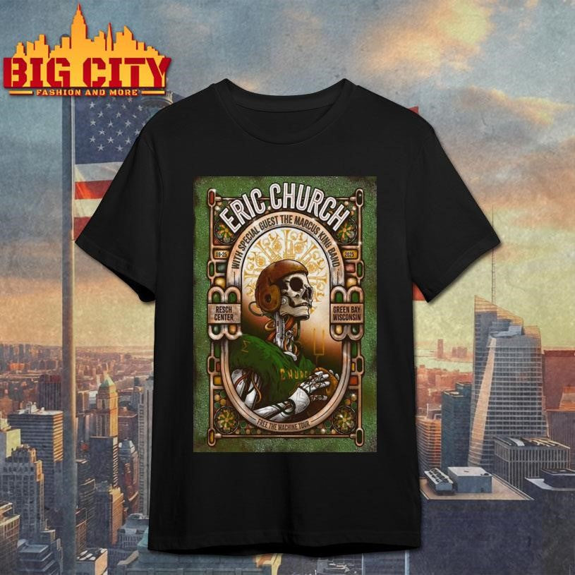 Eric Church Live Tour 2025 Poster Shirt
