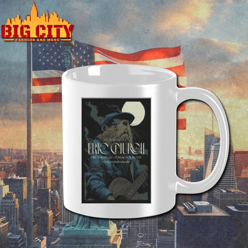 Eric Church Oregon 2025 Poster shirt