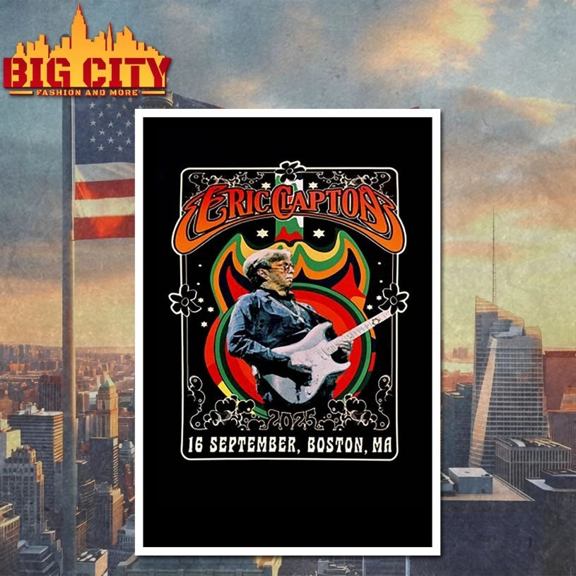 Eric Clapton Boston, MA Sep 16, 2025 shirt