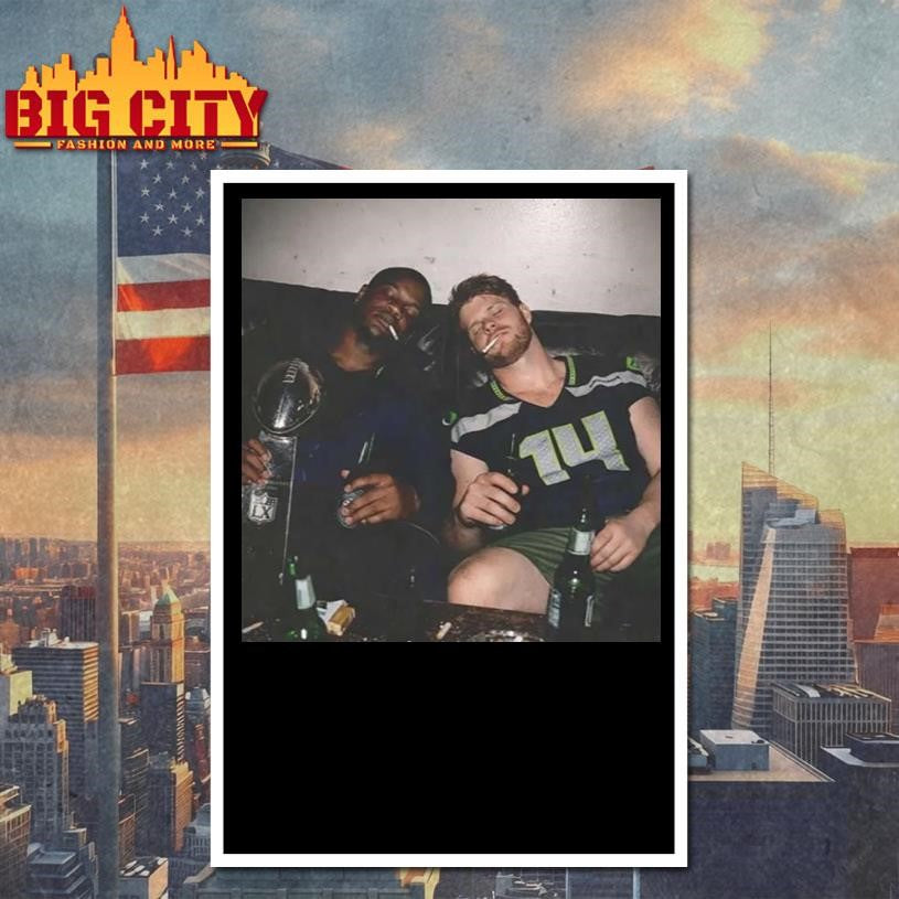 Ernest Jones and Sam Darnold Smoking Shirt