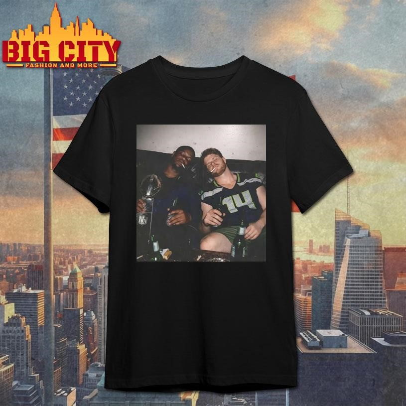 Ernest Jones and Sam Darnold Smoking Shirt