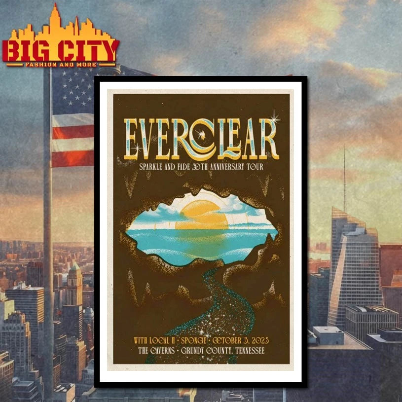 Everclear 10.3.2025 The Caverns Pelham TN Poster shirts