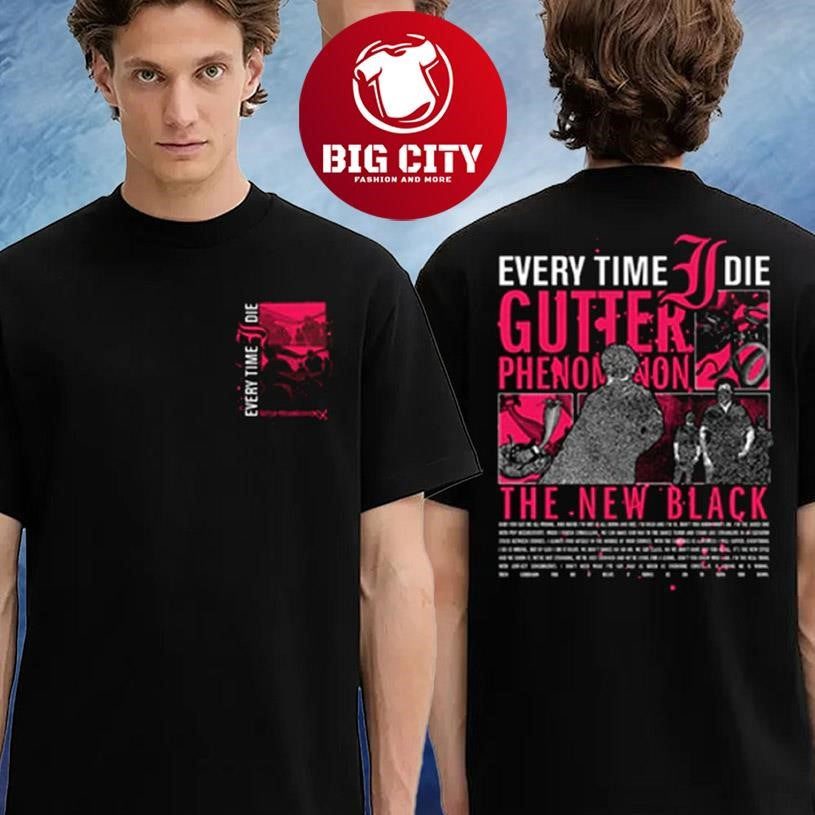 Every Time I Die Etid Merch The New Black Two Sided Shirt