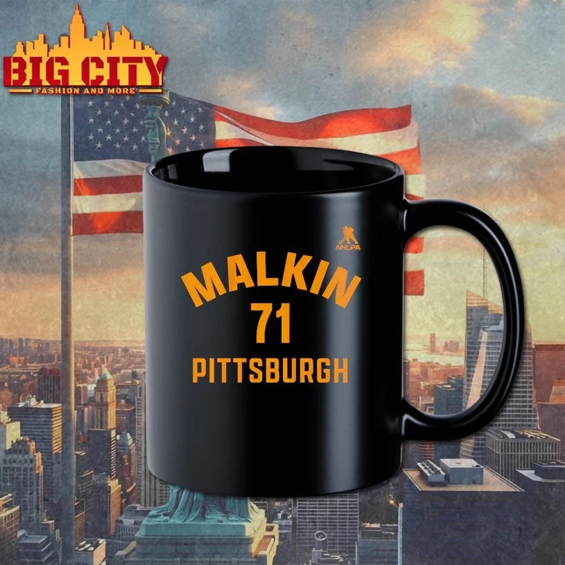 Evgeni Malkin Pittsburgh Name &amp; Number shirt