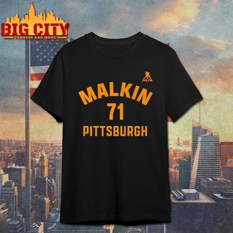 Evgeni Malkin Pittsburgh Name &amp; Number shirt
