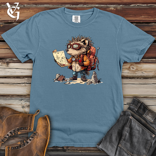 Hedgehog Explorer Quest Heavy Cotton Comfort Colors Tee Style001