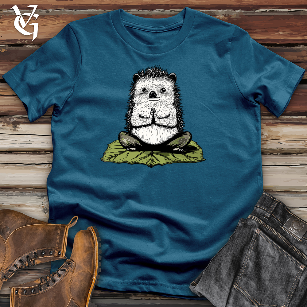Hedgehog Lotus Pose Cotton Tee