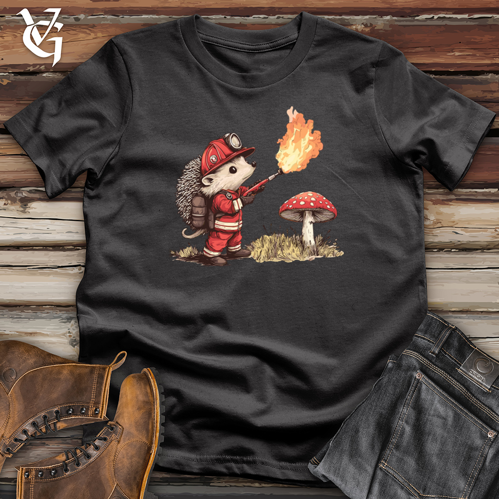Hedgehog Flamethrower Cotton Tee