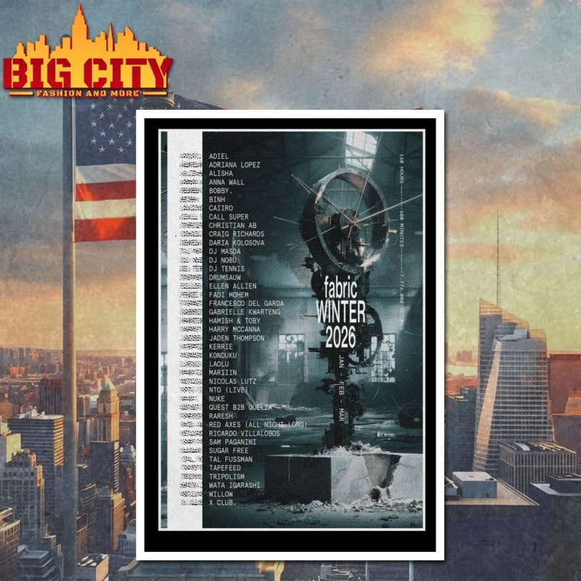 Fabric Winter Tour 2026 Poster shirt