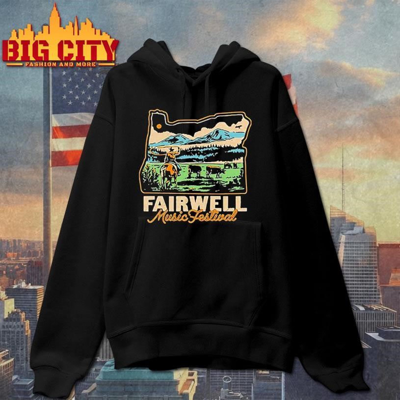 Fairwell music festival Oregon lineup shirt
