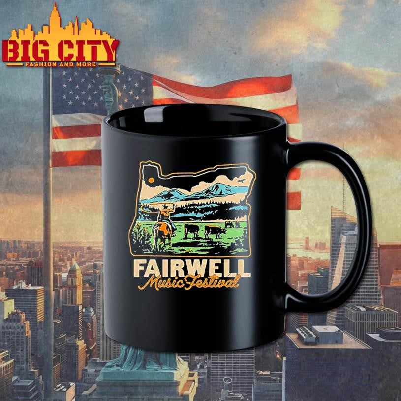 Fairwell music festival Oregon lineup shirt