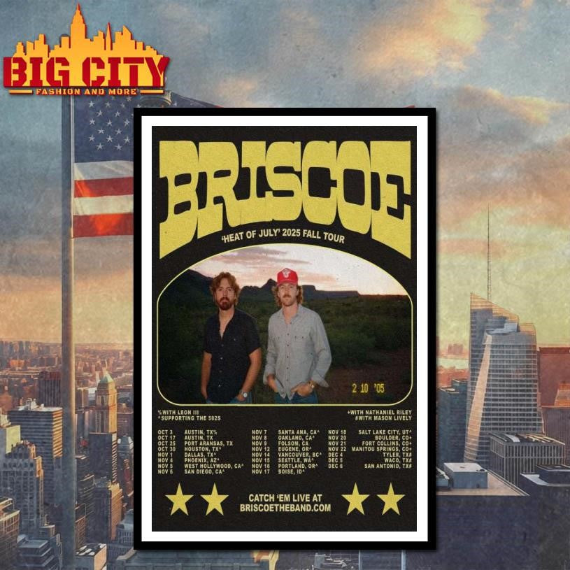 Fall Tour 2025 Briscoe Poster Shirt
