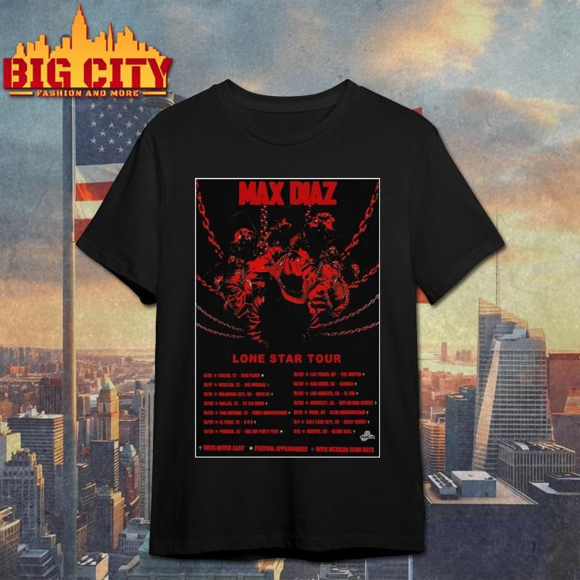 Fall Tour 2025 Max Diaz Poster shirt