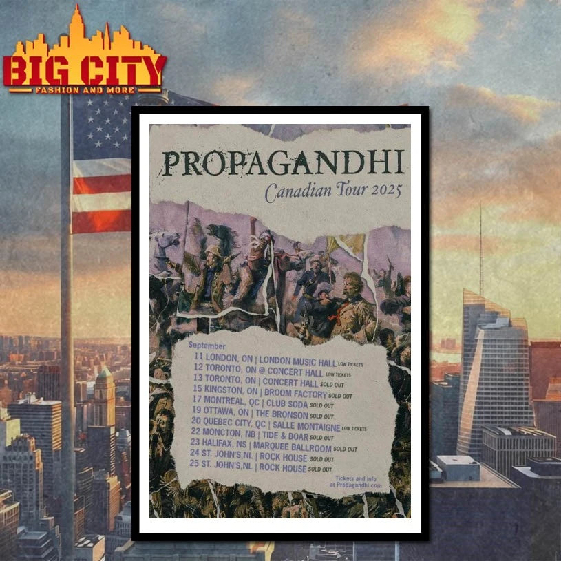 Fall Tour 2025 Propagandhi Poster Shirt