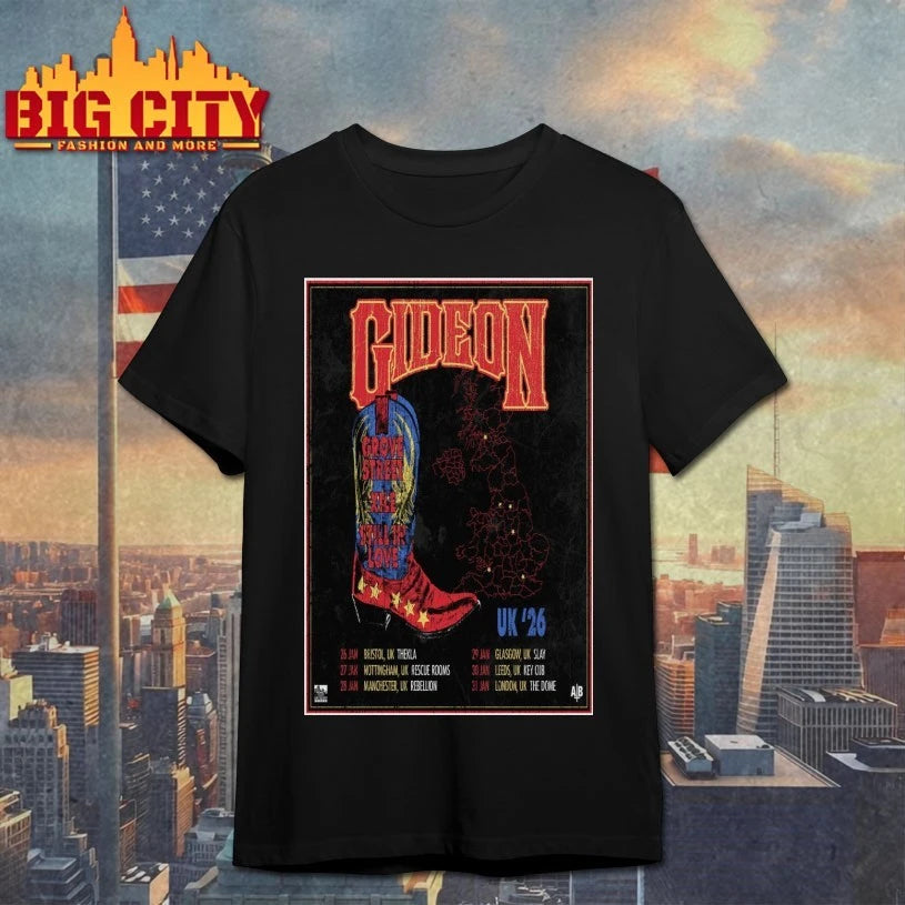 Fall Tour 2026 Gideon Band Poster shirt