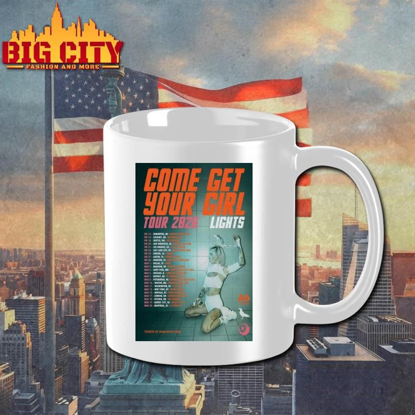 Fall Tour 2026 Lights Come Get Your Girl Poster Shirt