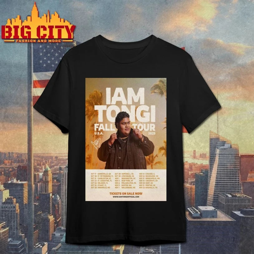 Fall Tour USA 2025 Iam Tongi Poster shirt